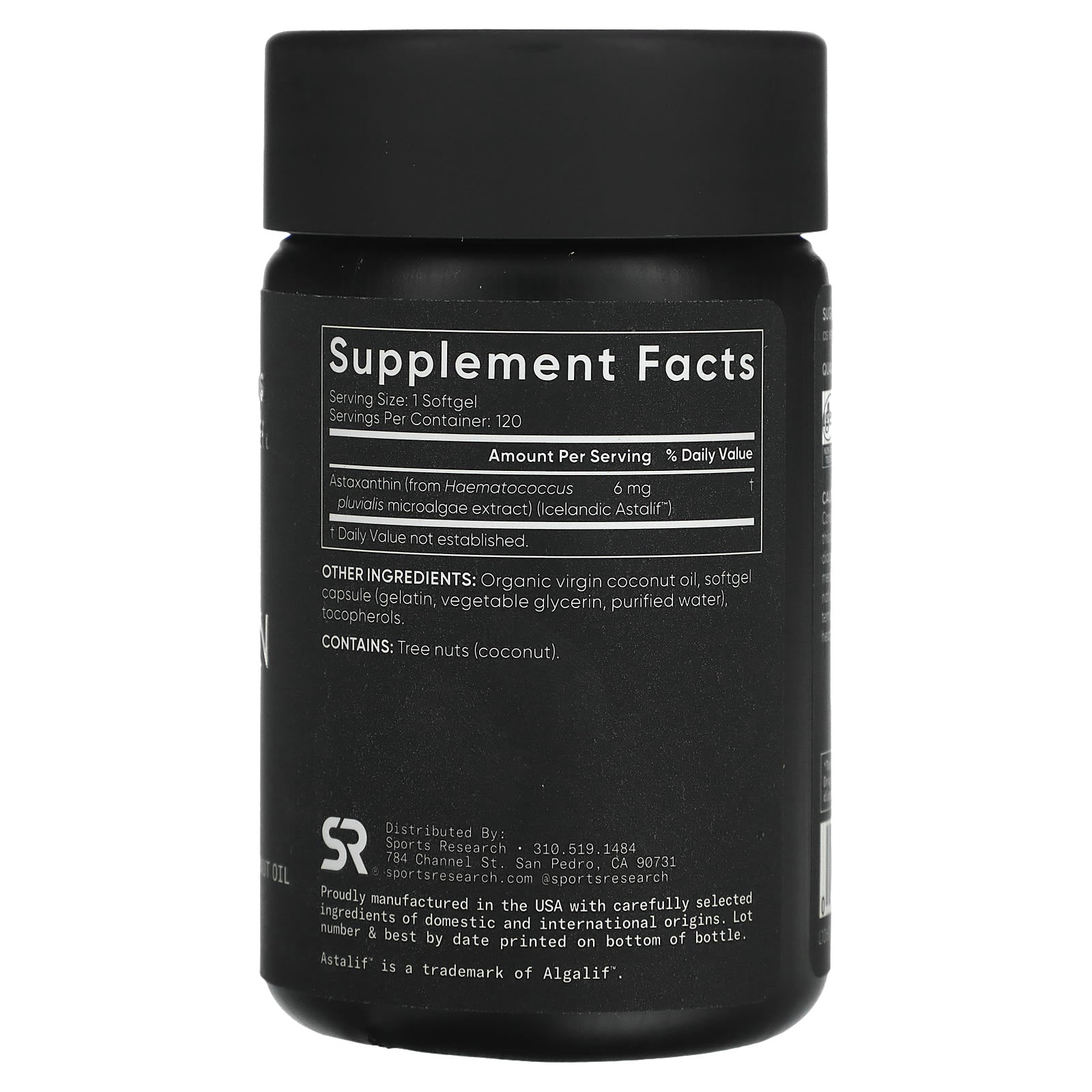 Sports Research, Astaxanthin, Mini-Gels, 6 mg, 120 Softgels - Image 2