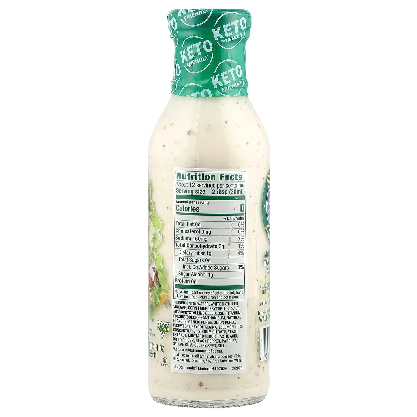 Walden Farms, Ranch Dressing, 12 fl oz (355 ml) - Image 2