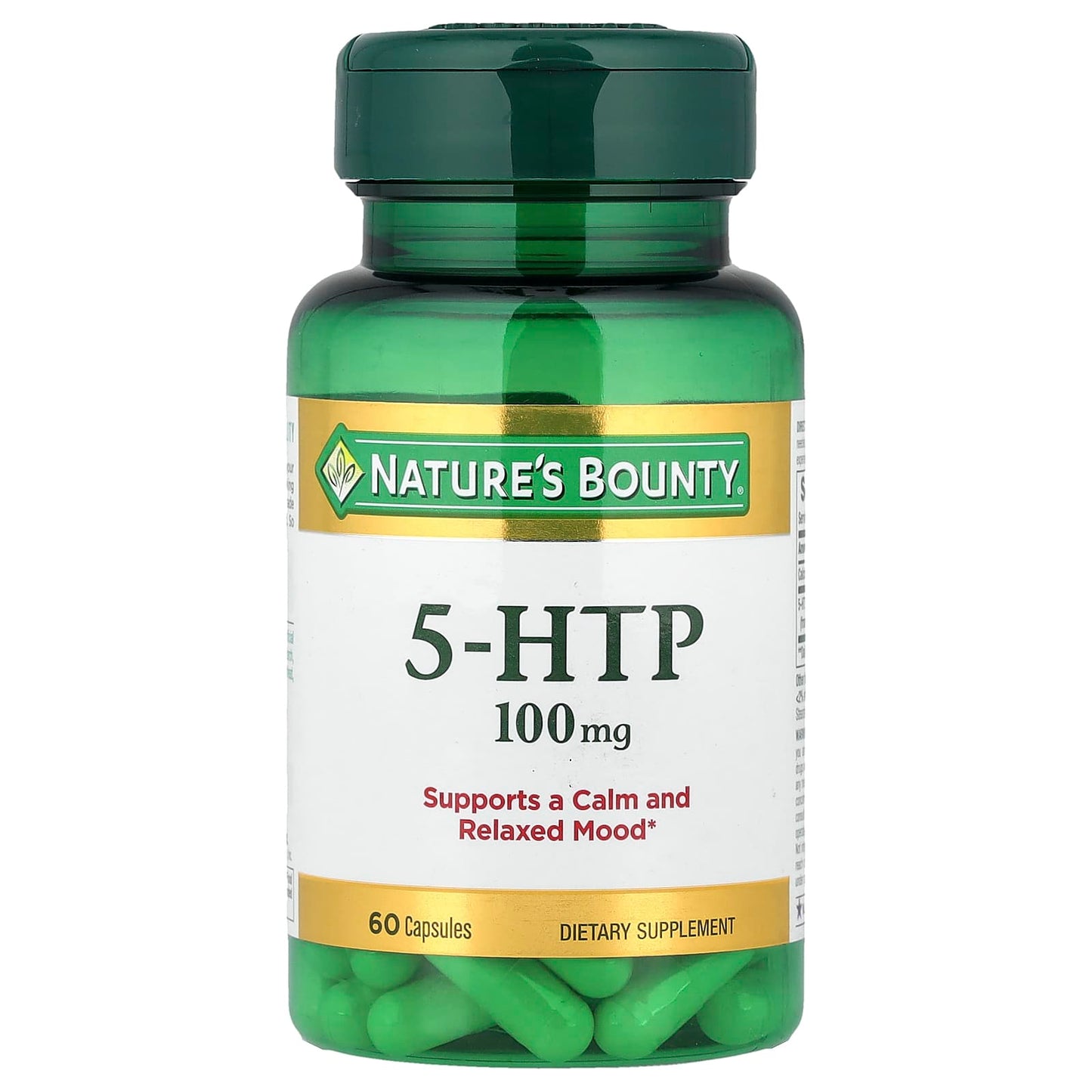 Nature's Bounty, 5-HTP, 60 Capsules - Image 1