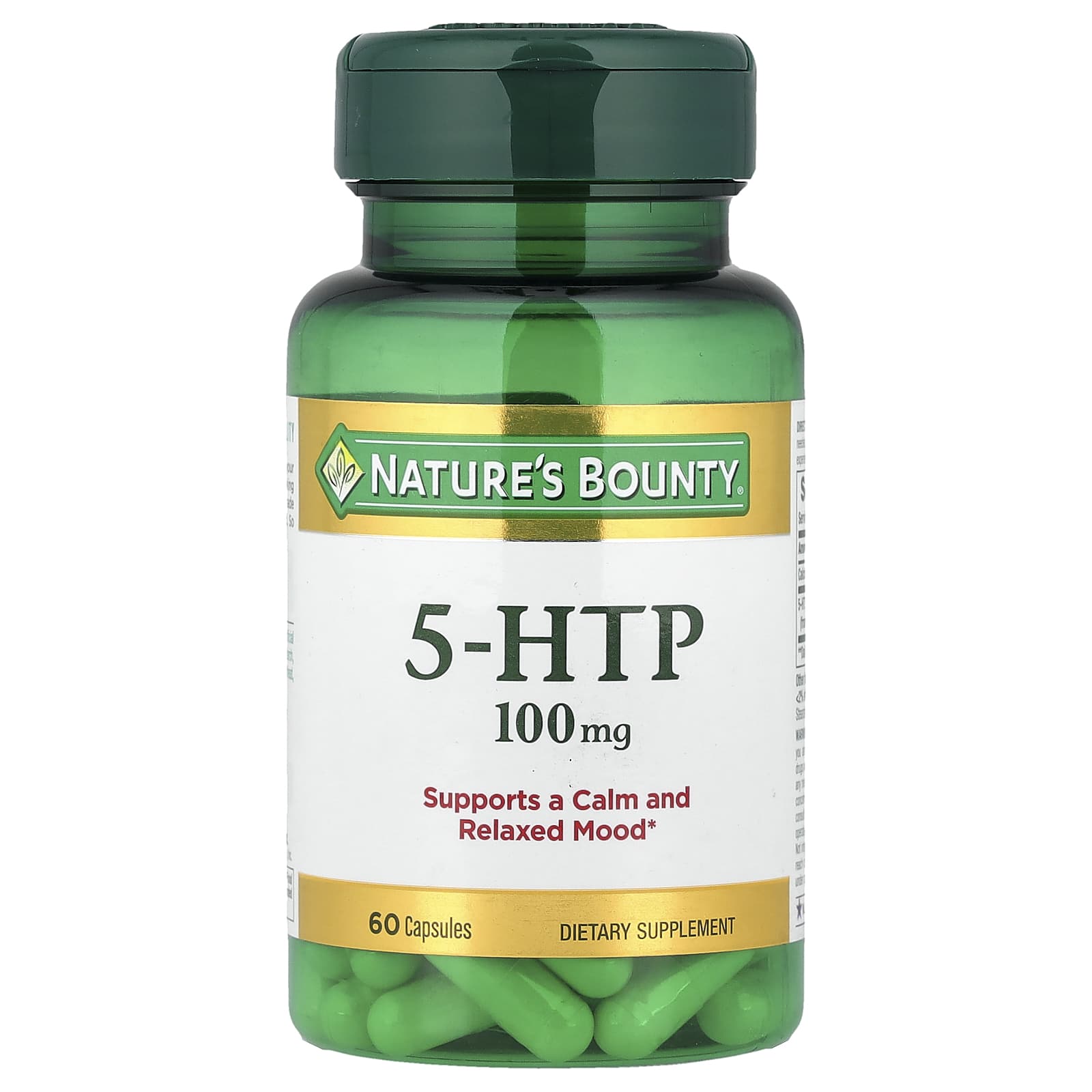 Nature's Bounty, 5-HTP, 60 Capsules - Image 1