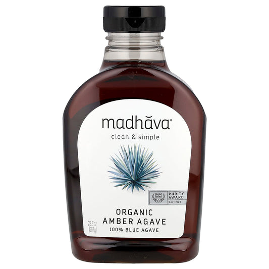 Madhava, Organic Amber Agave, 23.5 oz (667 g) - Image 1