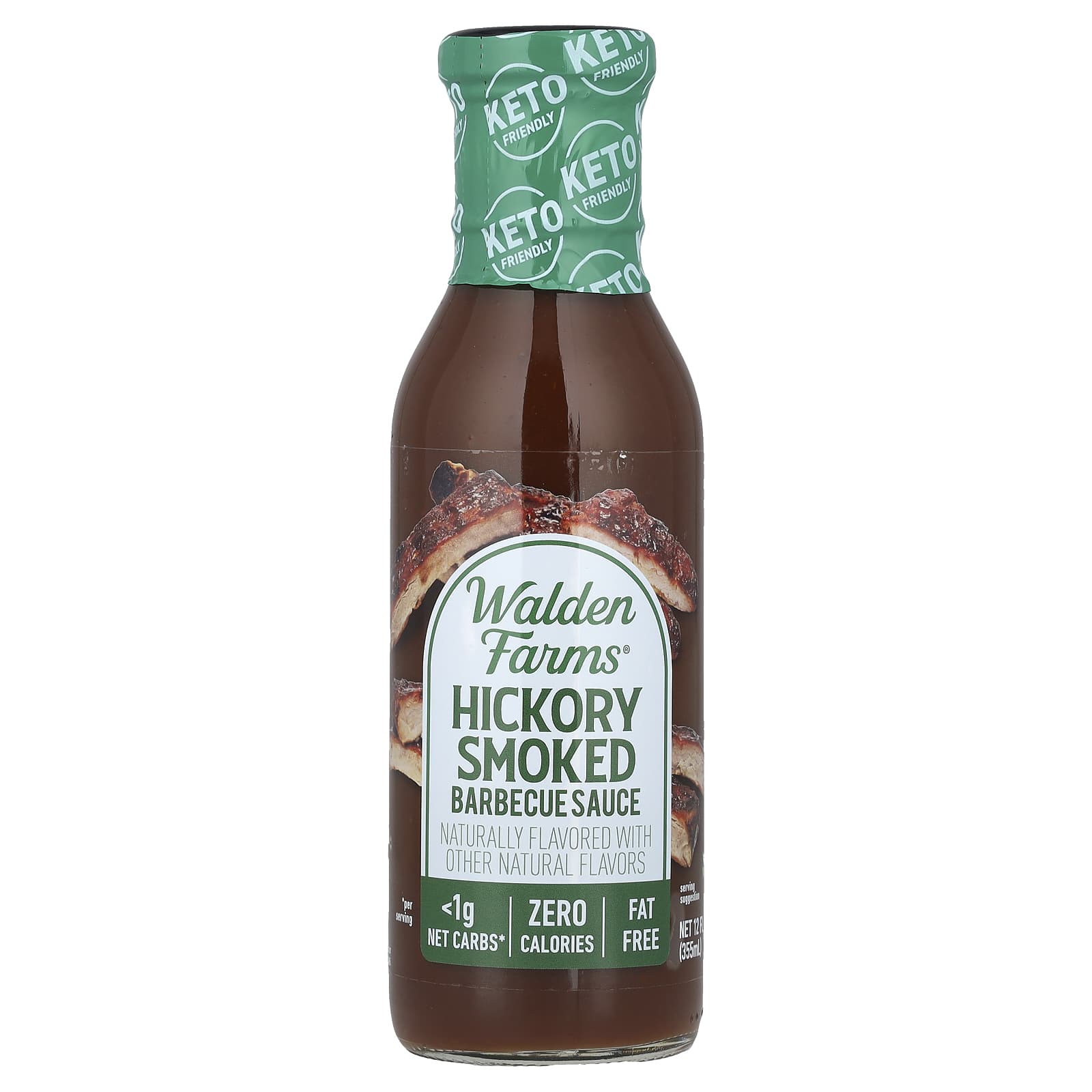Walden Farms, Hickory Smoked Barbecue Sauce, 12 fl oz (355 ml) - Image 1