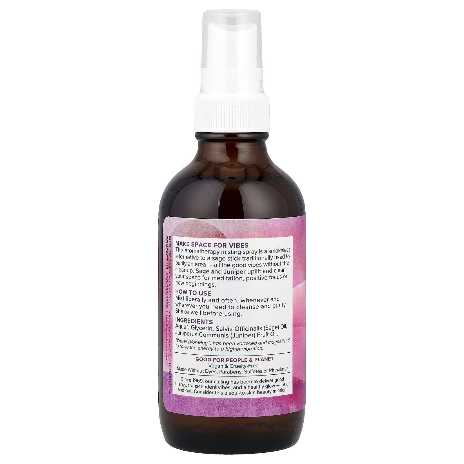Heritage Aura Smudge Spray - Smokeless Sage, 4 fl oz - Image 2