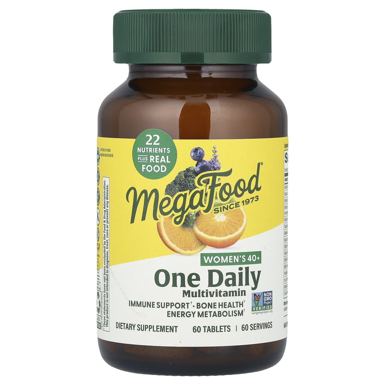 MegaFood, Women's 40+ One Daily Multivitamin, 60 Tablets - Image 1
