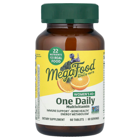 MegaFood, Women's 40+ One Daily Multivitamin, 60 Tablets - Image 1