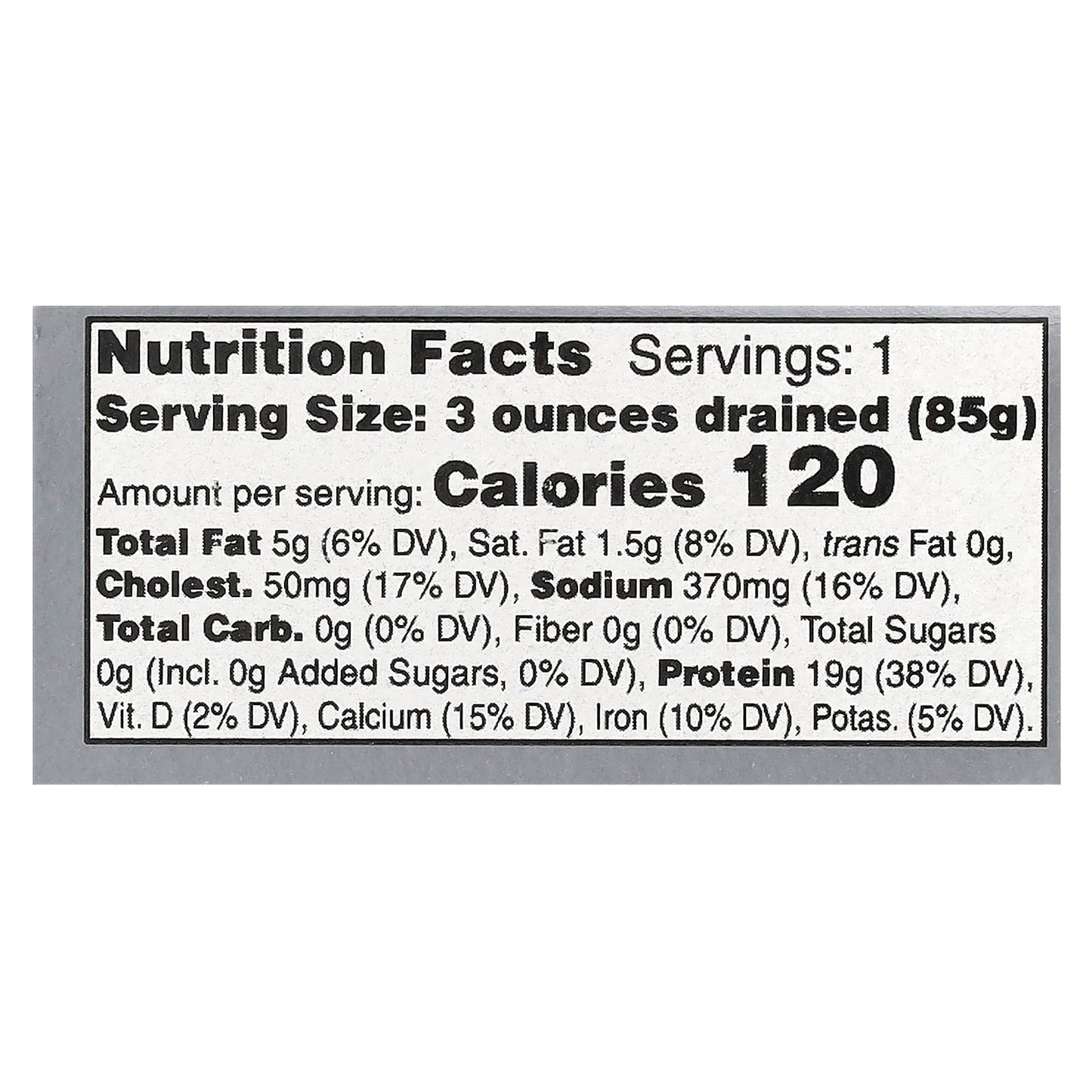 Wild Planet, Wild White Anchovies In Water with Sea Salt, 4.4 oz (125 g) - Image 2