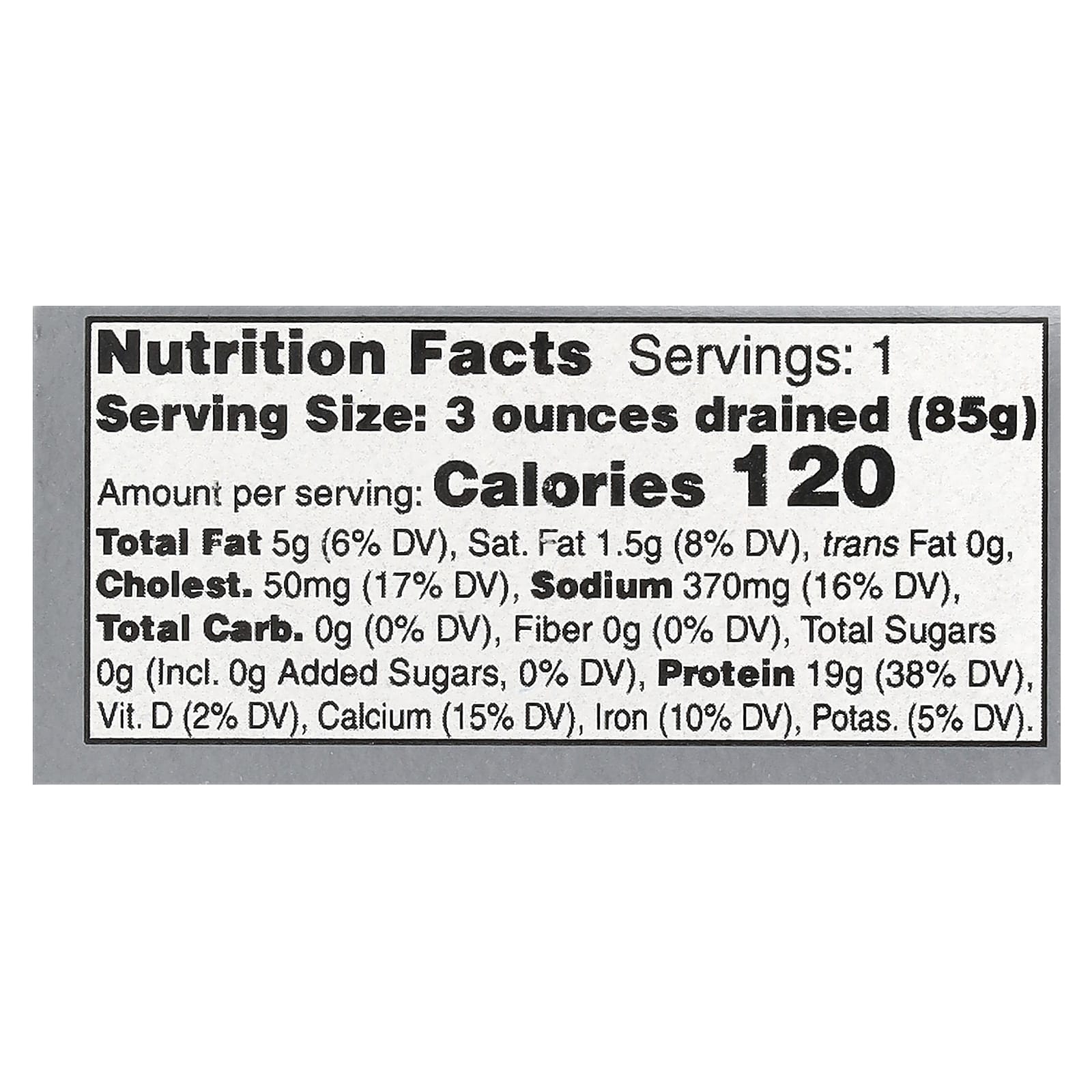 Wild Planet, Wild White Anchovies In Water with Sea Salt, 4.4 oz (125 g) - Image 2