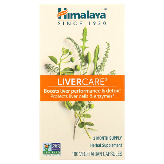 Himalaya Liver Care 180 Capsules - Boost Liver Detox & Performance - Image 1