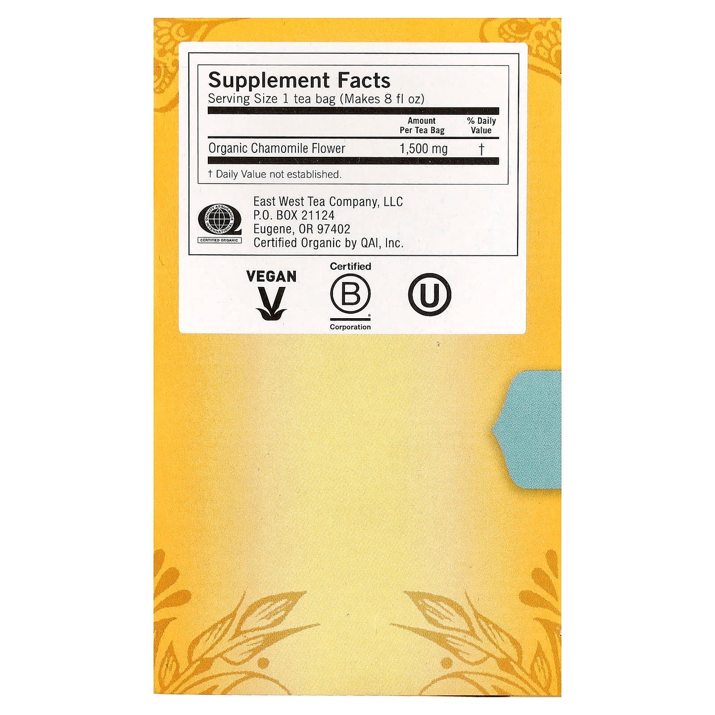 Yogi Tea, Comforting Chamomile, Caffeine Free, 16 Tea Bags, 0.85 oz (24 g) - Image 2