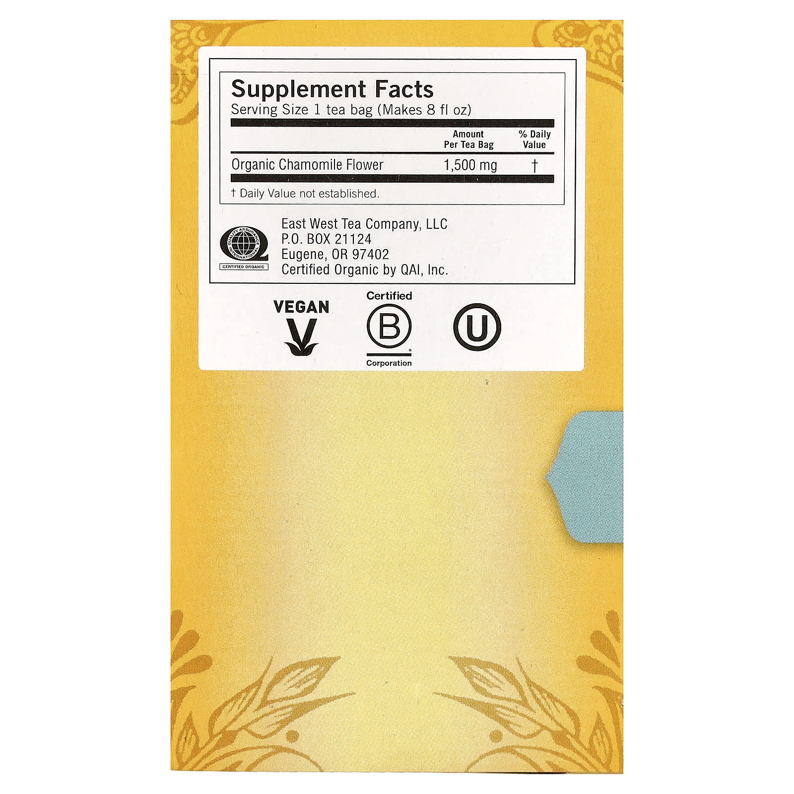 Yogi Tea, Comforting Chamomile, Caffeine Free, 16 Tea Bags, 0.85 oz (24 g) - Image 2