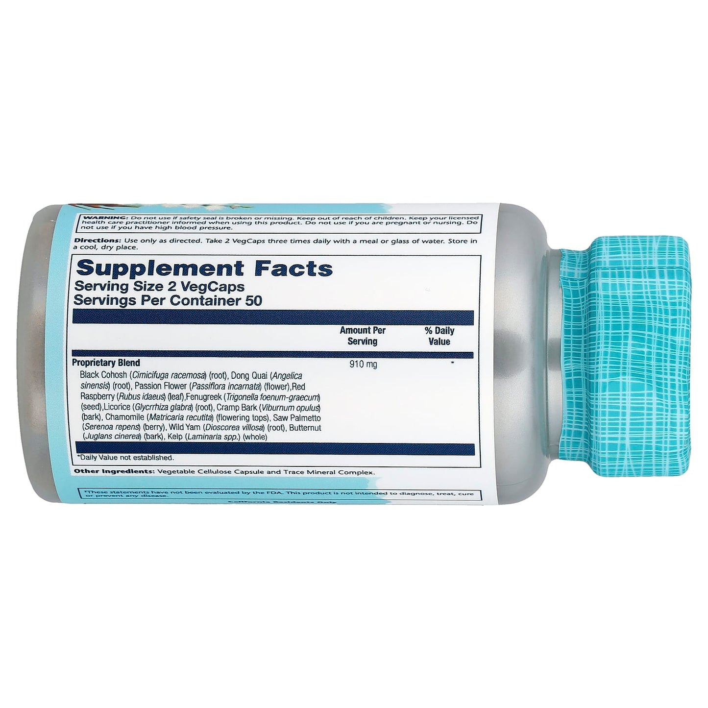 Solaray, Female Hormone Blend SP-7C™, 100 VegCaps - Image 2