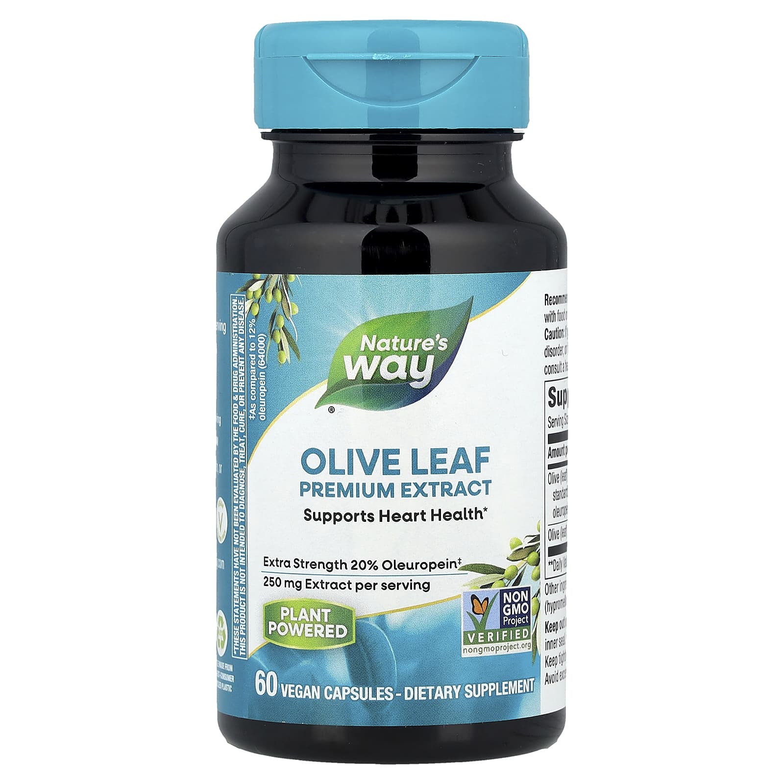 Nature's Way, Premium Extract, Olive Leaf, 60 Vegan Capsules - Image 1