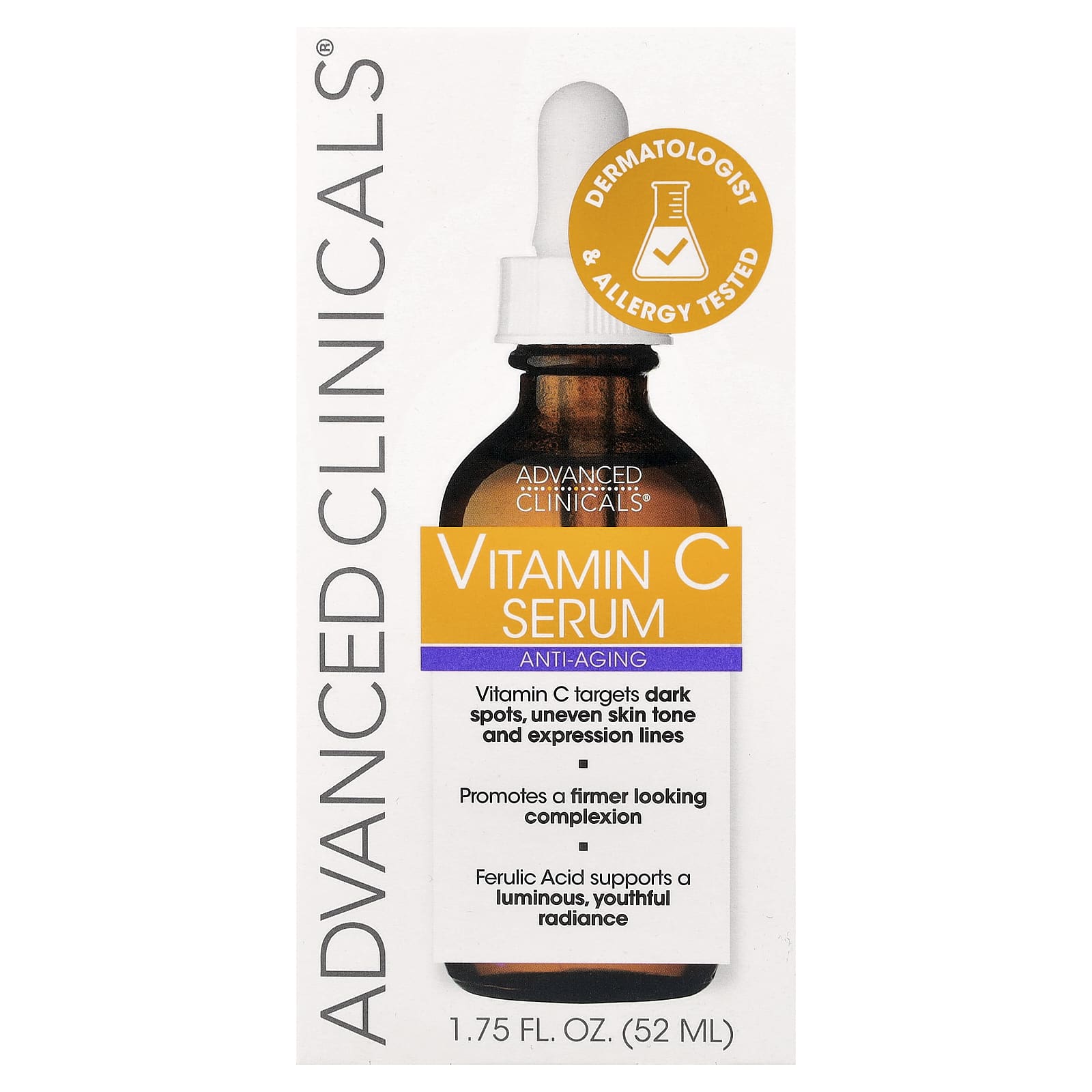 Advanced Clinicals Vitamin C Serum, Anti-Aging, Brightening & Fading - Image 2
