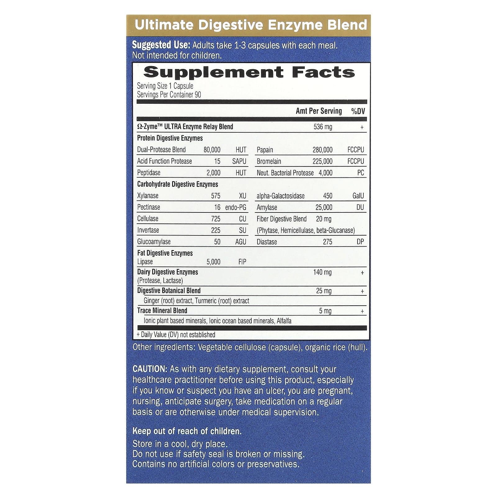 Ultimate Digestive Enzyme Blend by Garden of Life - 90 UltraZorbe Capsules - Image 2