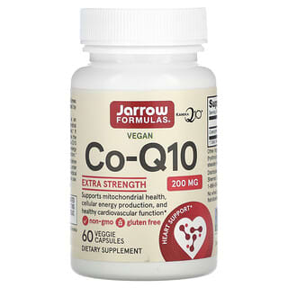 Vegan CoQ10 Supplement for Heart Health & Energy by Jarrow Formulas