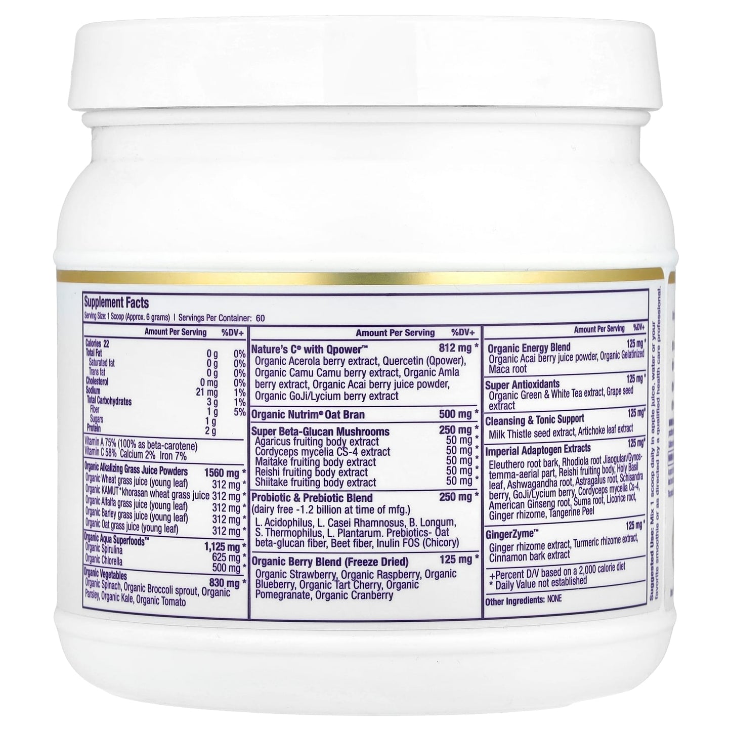 Paradise Herbs, ORAC Energy® Greens, Original Unflavored, 12.8 oz (364 g) - Image 2