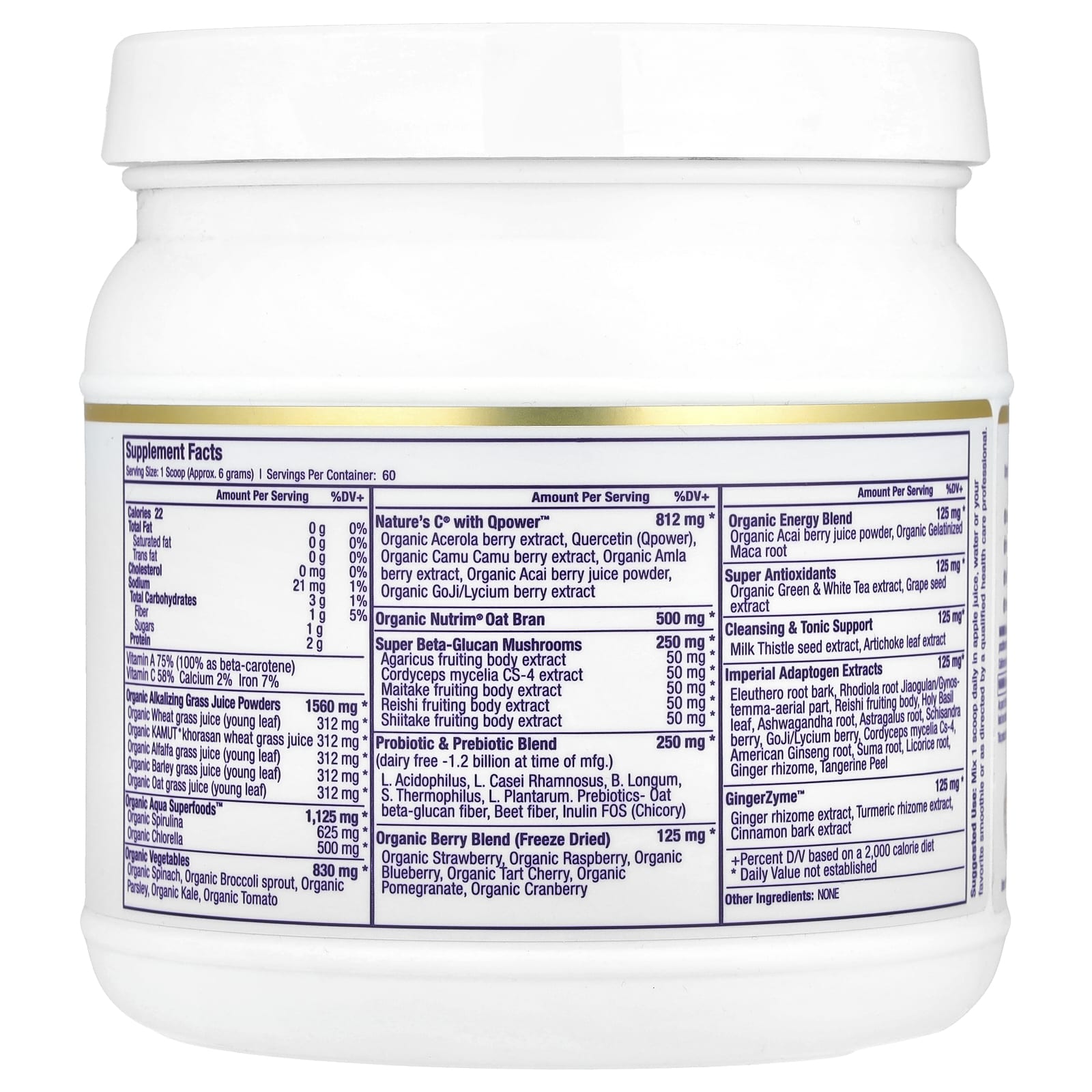 Paradise Herbs, ORAC Energy® Greens, Original Unflavored, 12.8 oz (364 g) - Image 2
