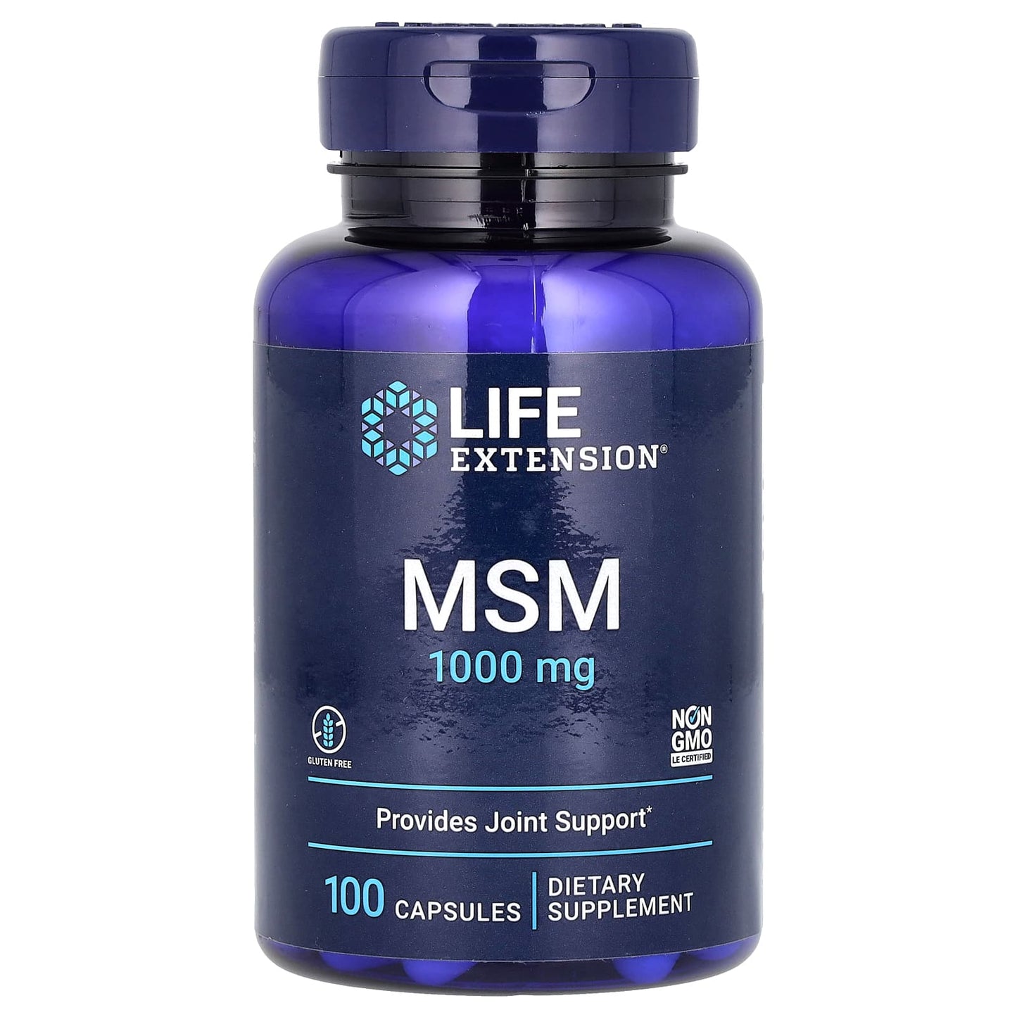 Life Extension, MSM, 100 Capsules (1,000 mg per Capsule)