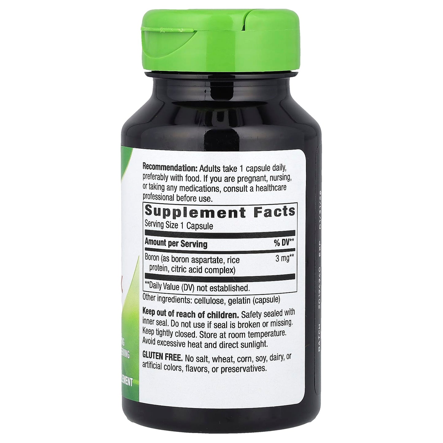Nature's Way, Boron Complex, 3 mg, 100 Capsules - Image 2
