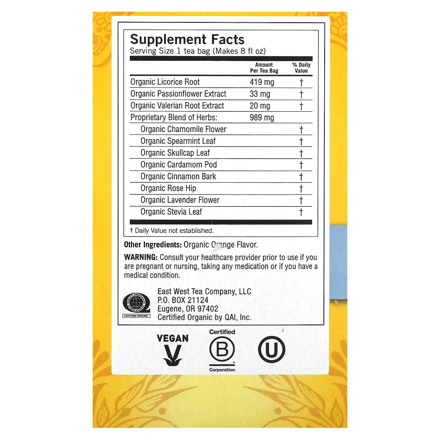 Yogi Tea, Bedtime, Caffeine Free, 16 Tea Bags, .85 oz (24 g) - Image 2