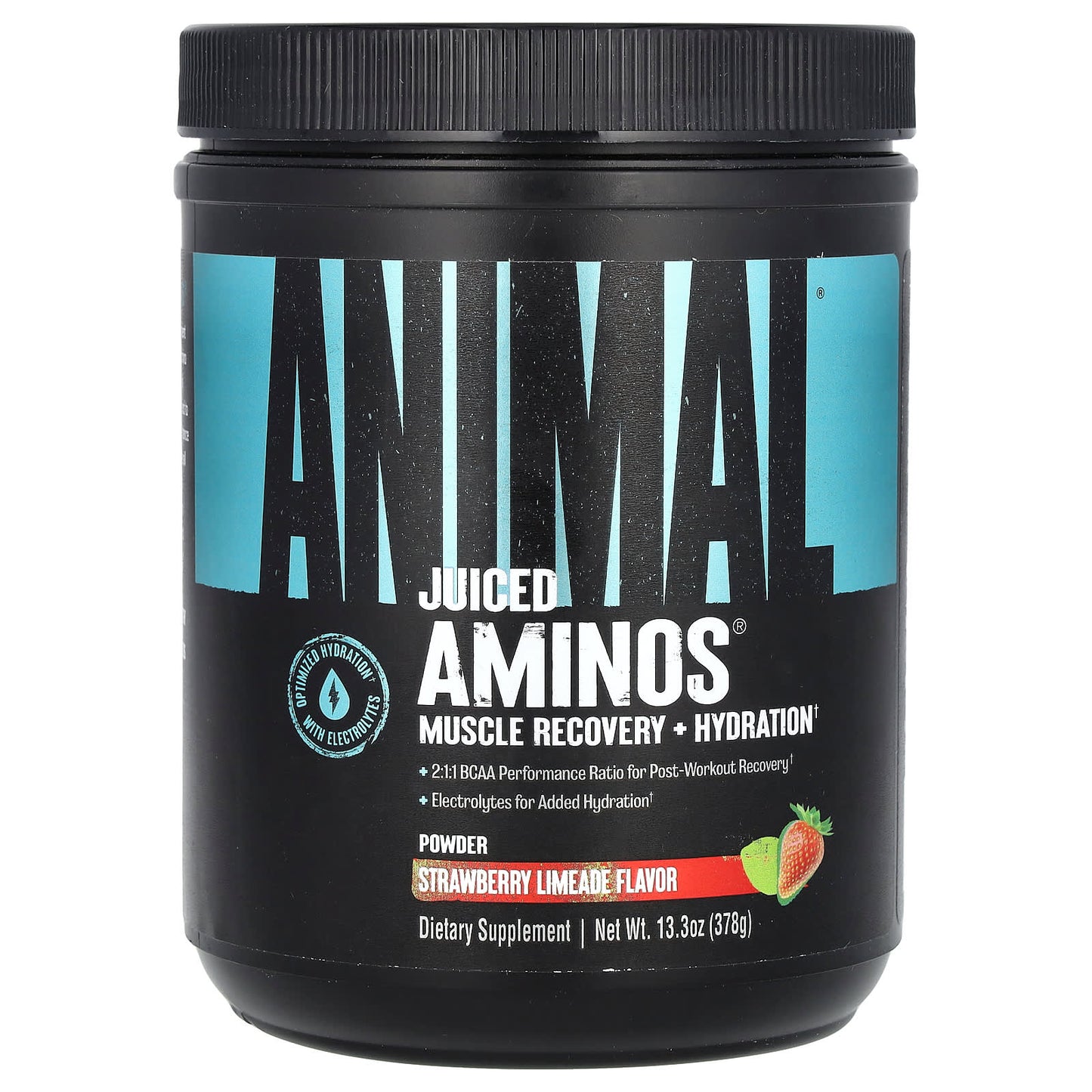 Strawberry Limeade Animal Juiced Aminos, Post Workout Recovery & Hydration - Image 1