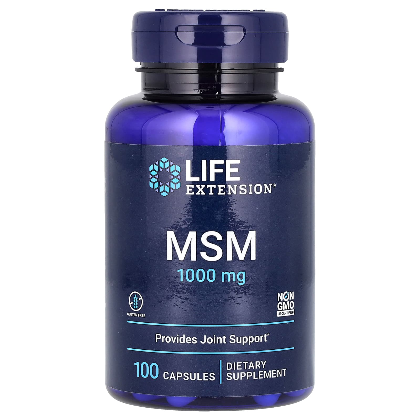 Life Extension, MSM, 100 Capsules (1,000 mg per Capsule)