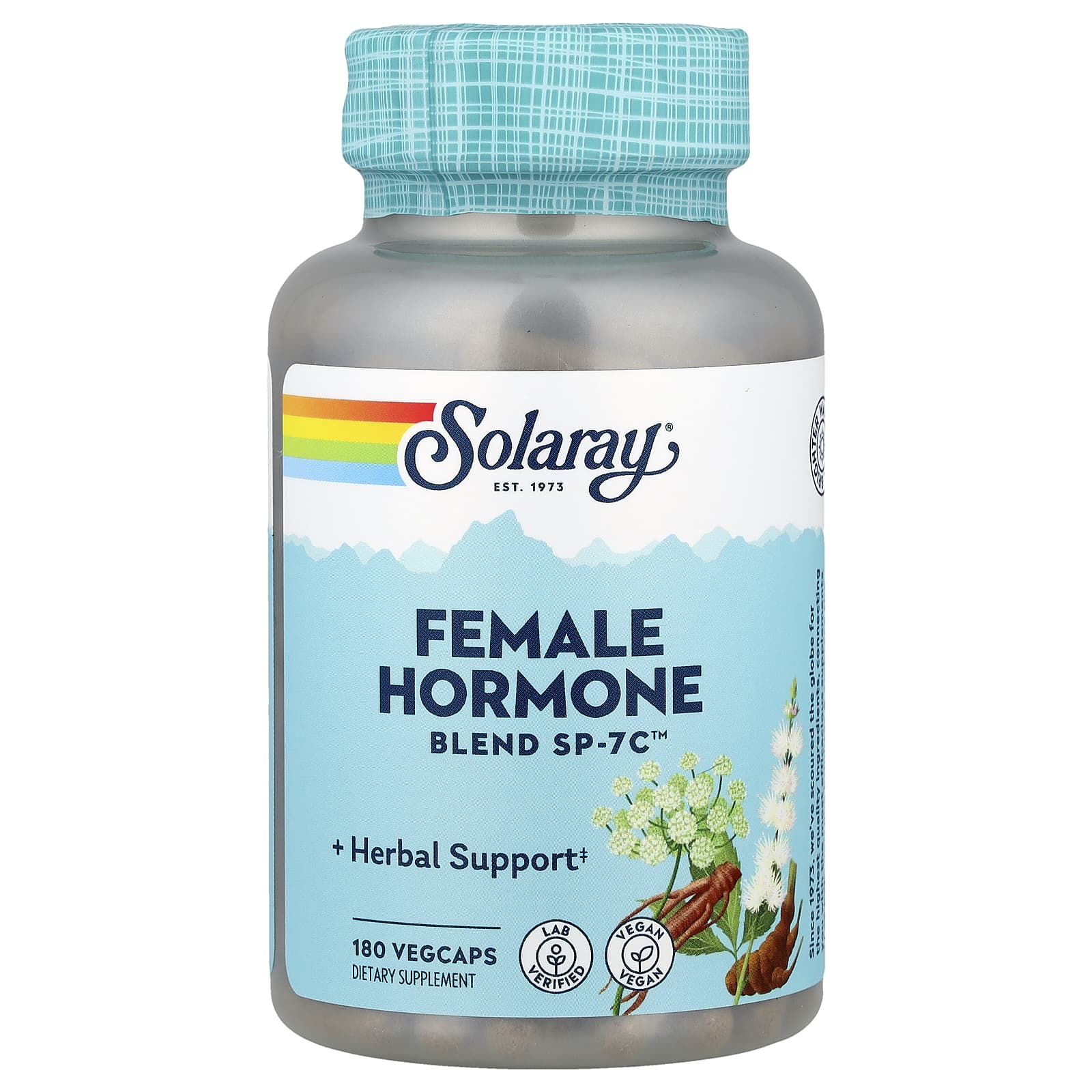 Solaray, Female Hormone Blend SP-7C™, 180 VegCaps - Image 1