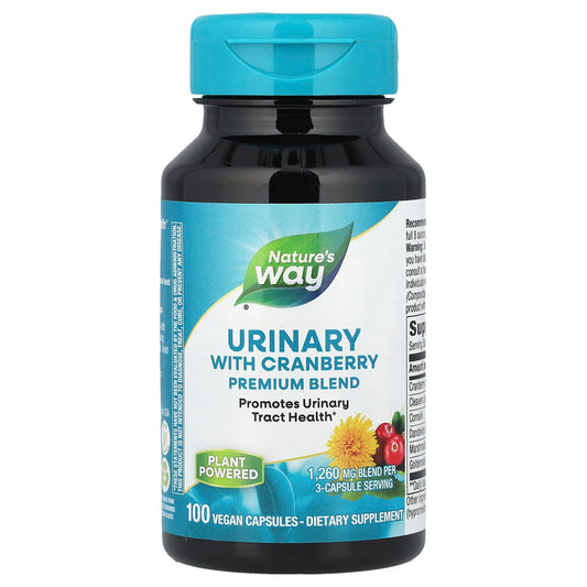 Nature's Way, Urinary with Cranberry, 100 Vegan Capsules - Image 1