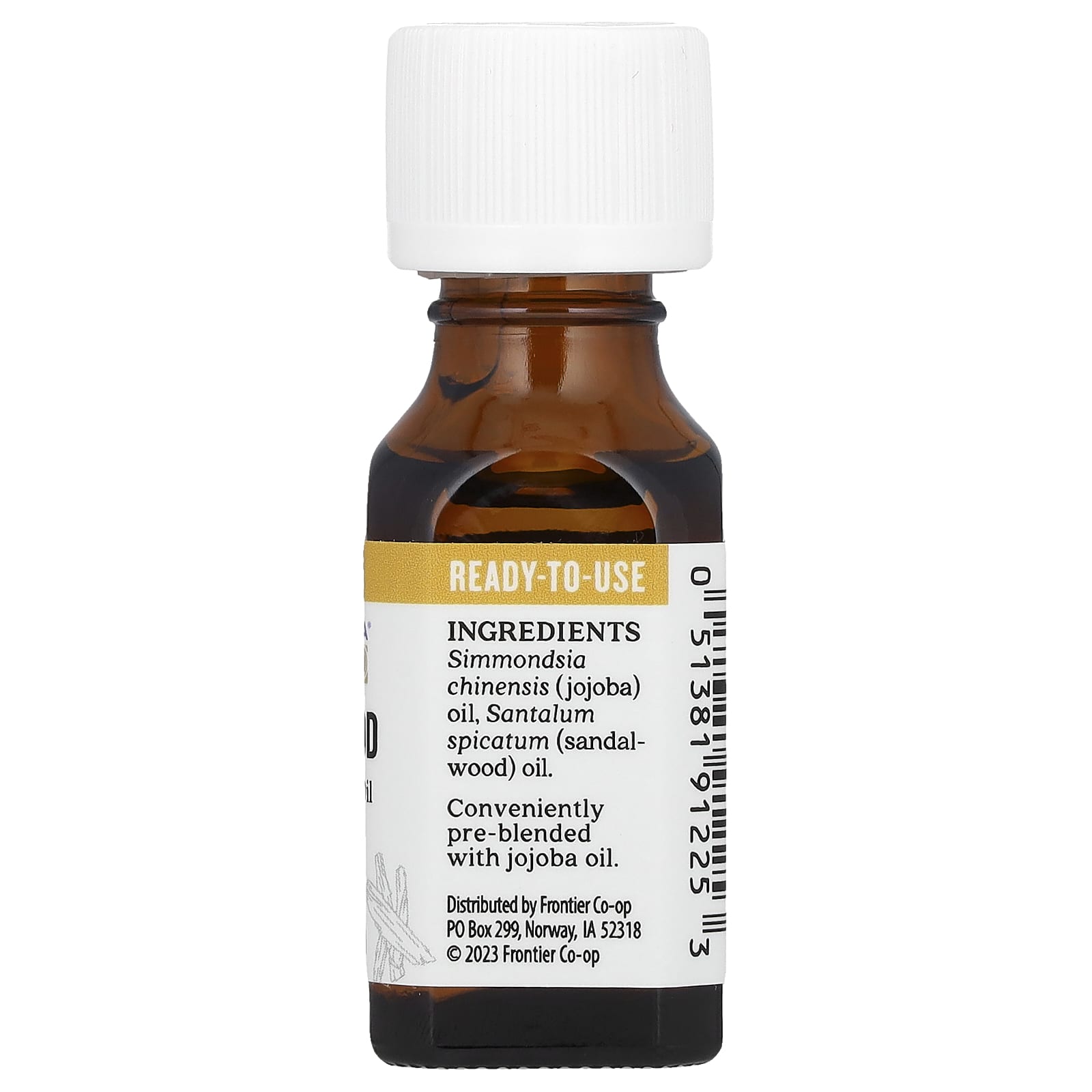 Sandalwood Essential Oil Blended with Jojoba Oil by Aura Cacia - Image 2