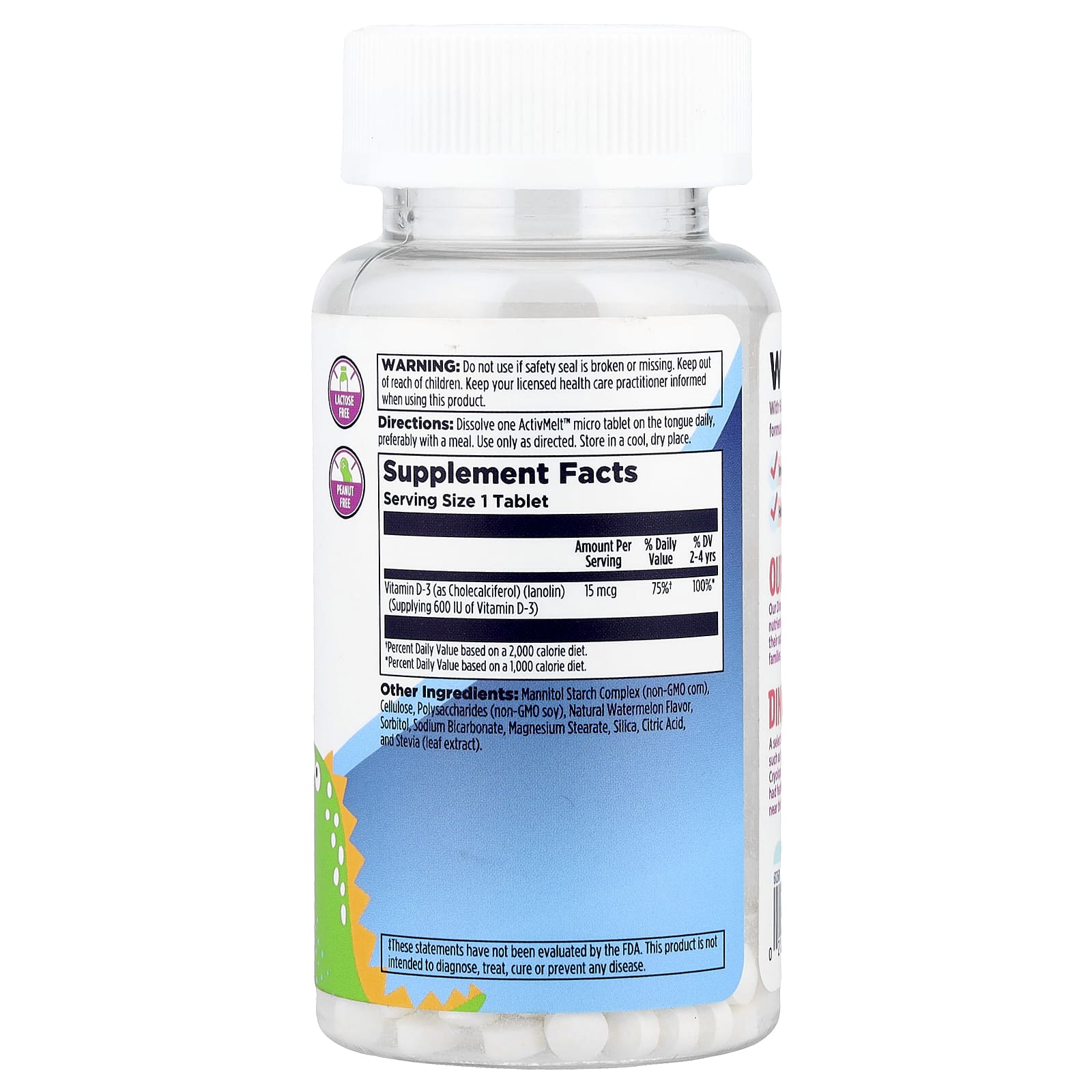 Vitamin D-Rex Watermelon by KAL: Supports Strong Bones & Immune Health - Image 2