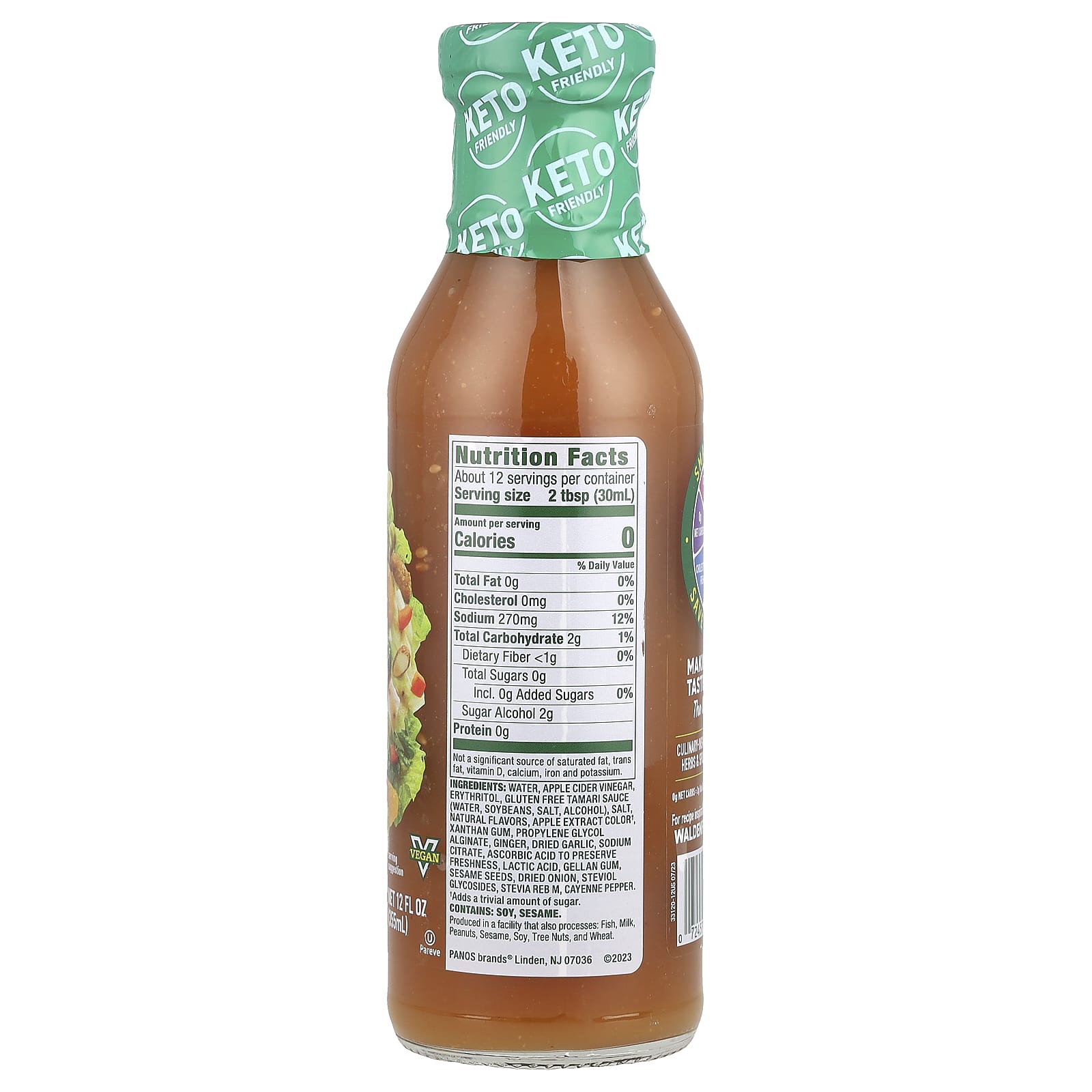 Walden Farms, Sesame Ginger Dressing, 12 fl oz (355 ml) - Image 2