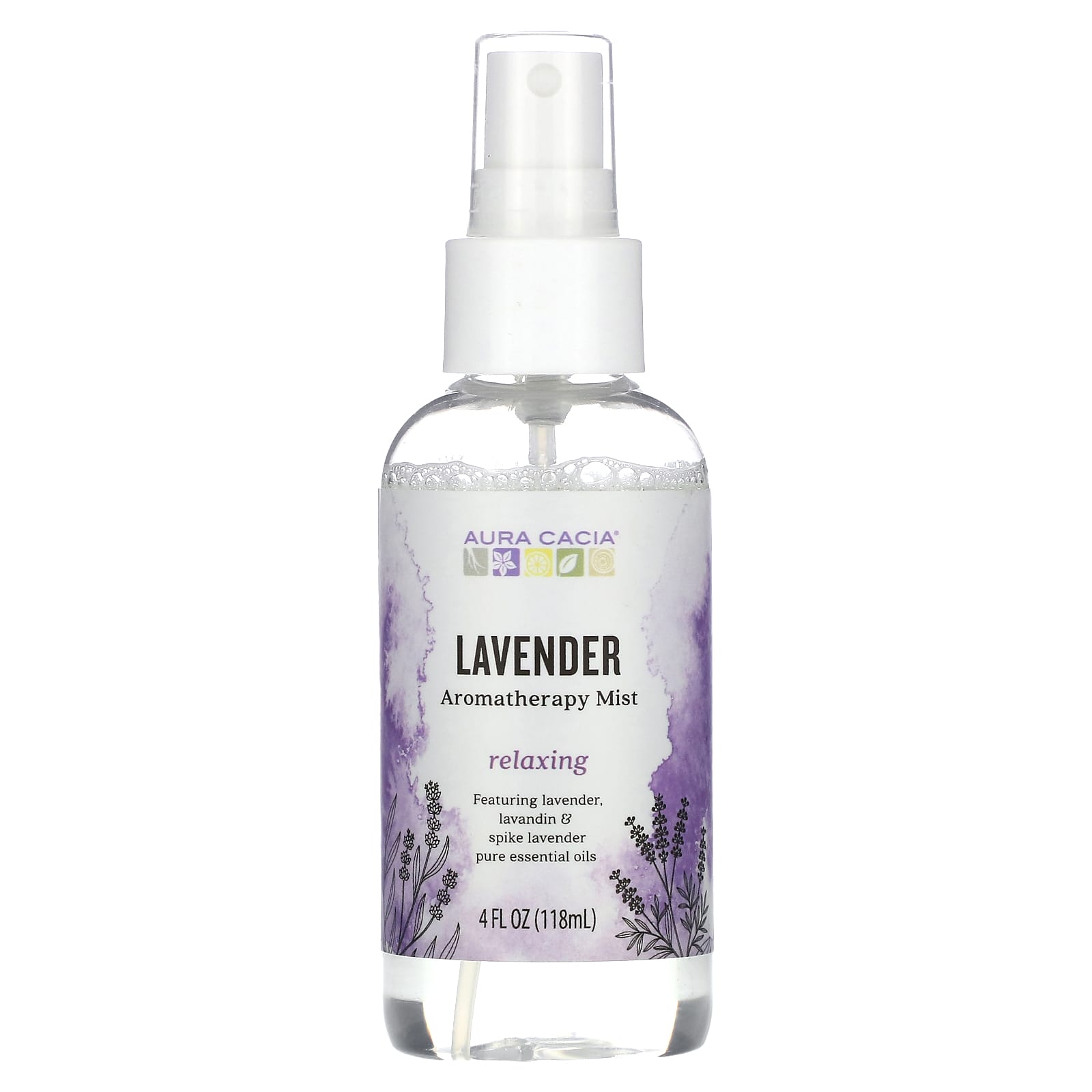 Essential Relaxation with Aura Cacia Lavender Aromatherapy Mist - 4 fl oz - Image 2