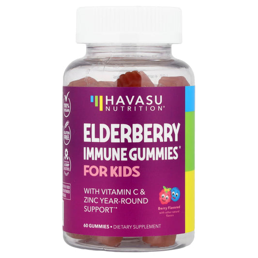 Elderberry Immune Gummies for Kids by Havasu Nutrition - Year-Round Support - Image 1