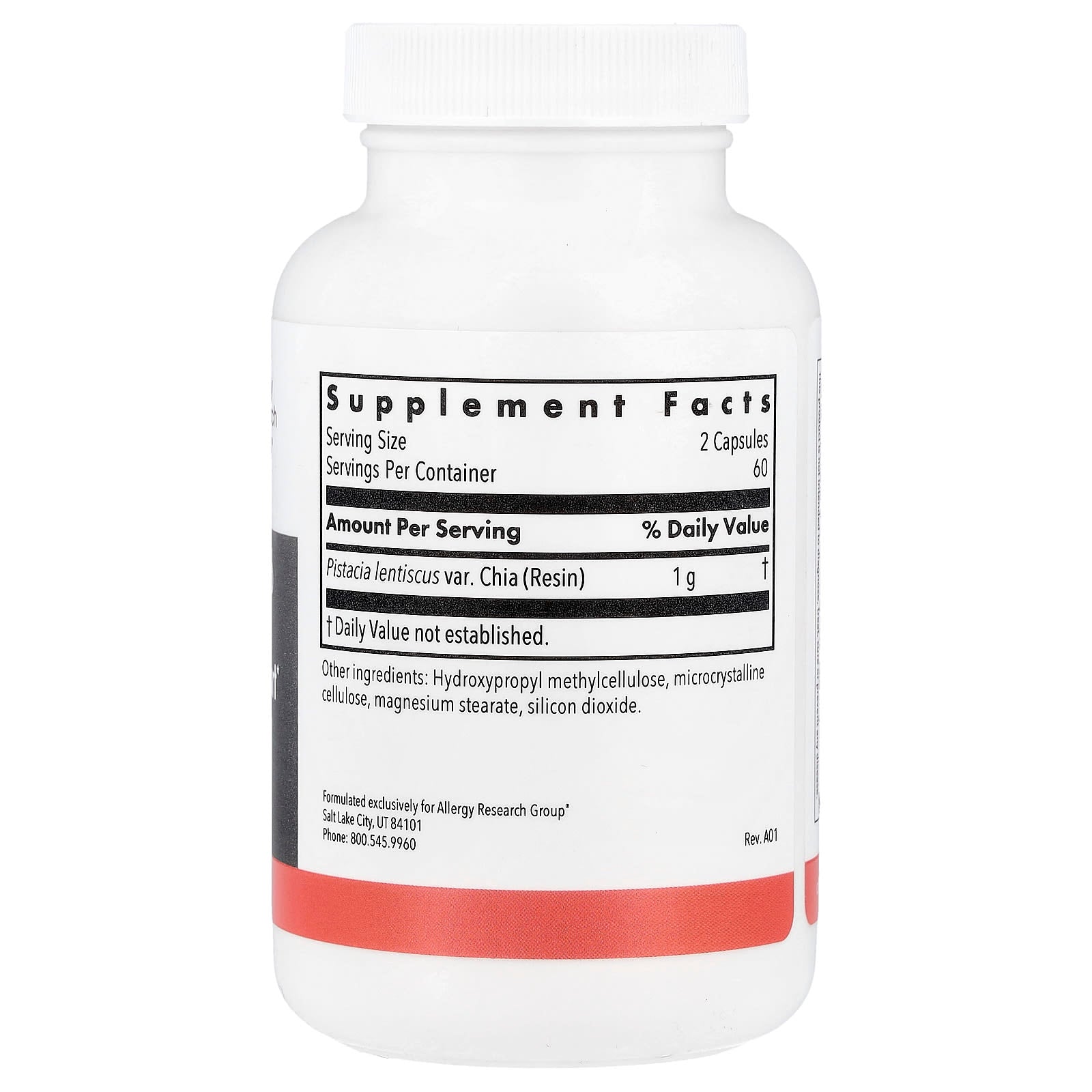 Mastica Digestive Support by Allergy Research Group - 120 Capsules - Image 2