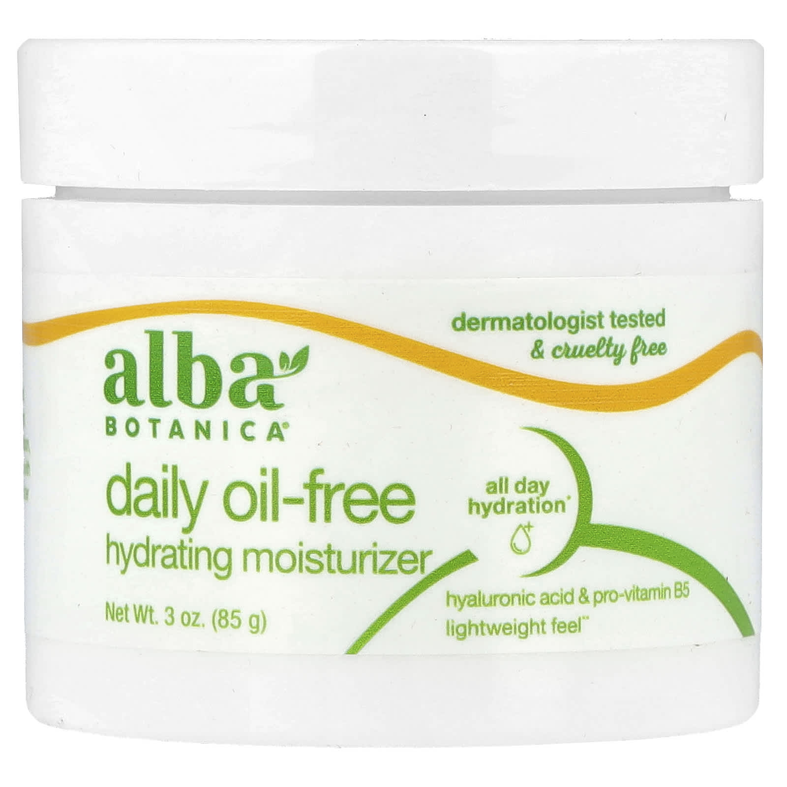 Alba Botanica Daily Oil-Free Hydrating Moisturizer, Fragrance Free, 3 oz - Image 1