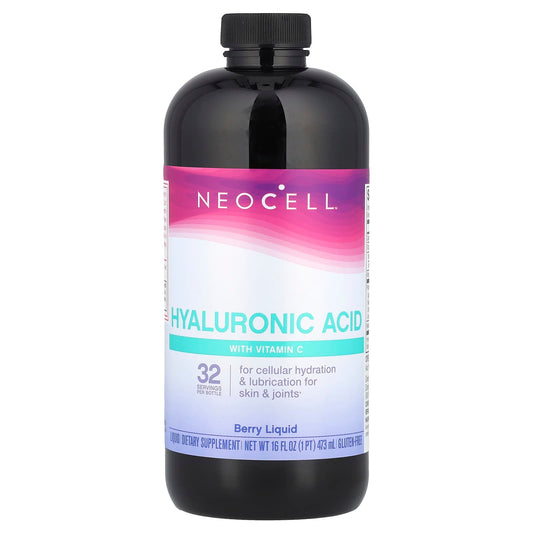 NeoCell, Hyaluronic Acid With Vitamin C, Berry, 16 fl oz (473 ml) - Image 1