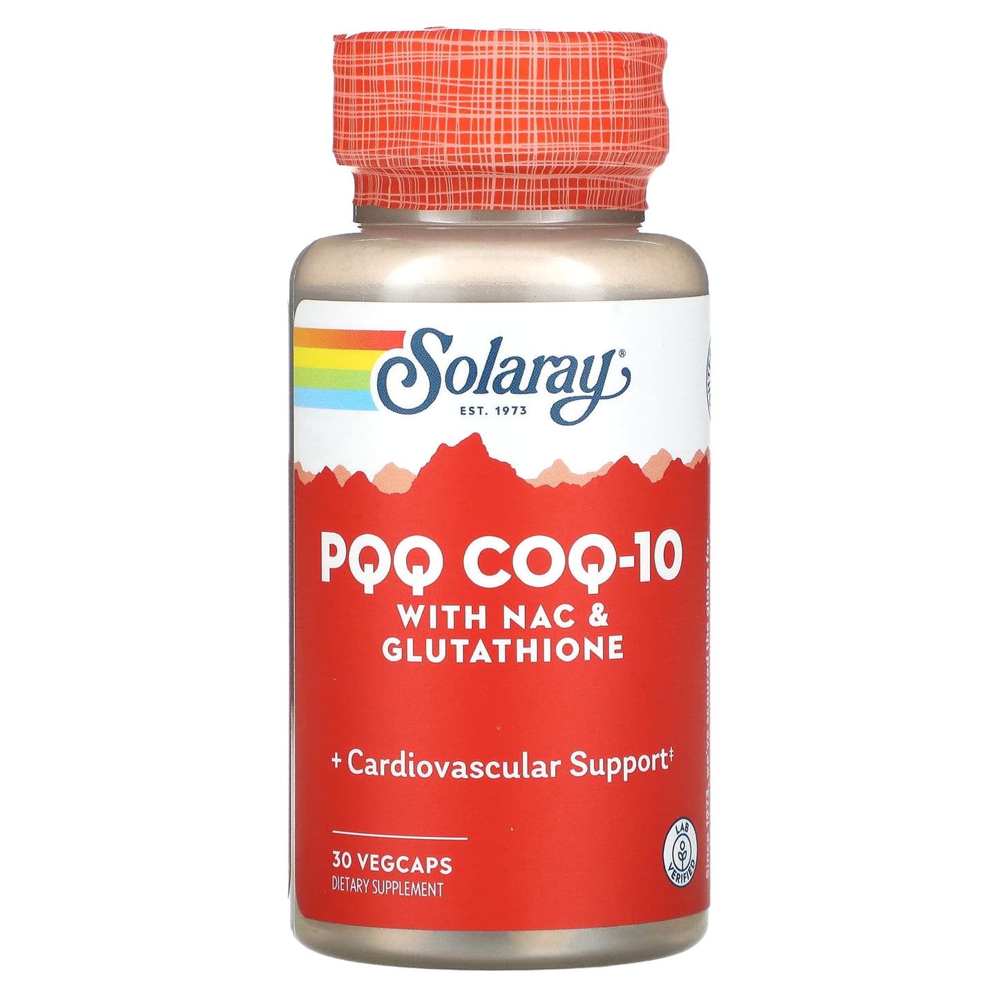 Solaray, PQQ CoQ-10 with NAC & Glutathione, 30 VegCaps - Image 1