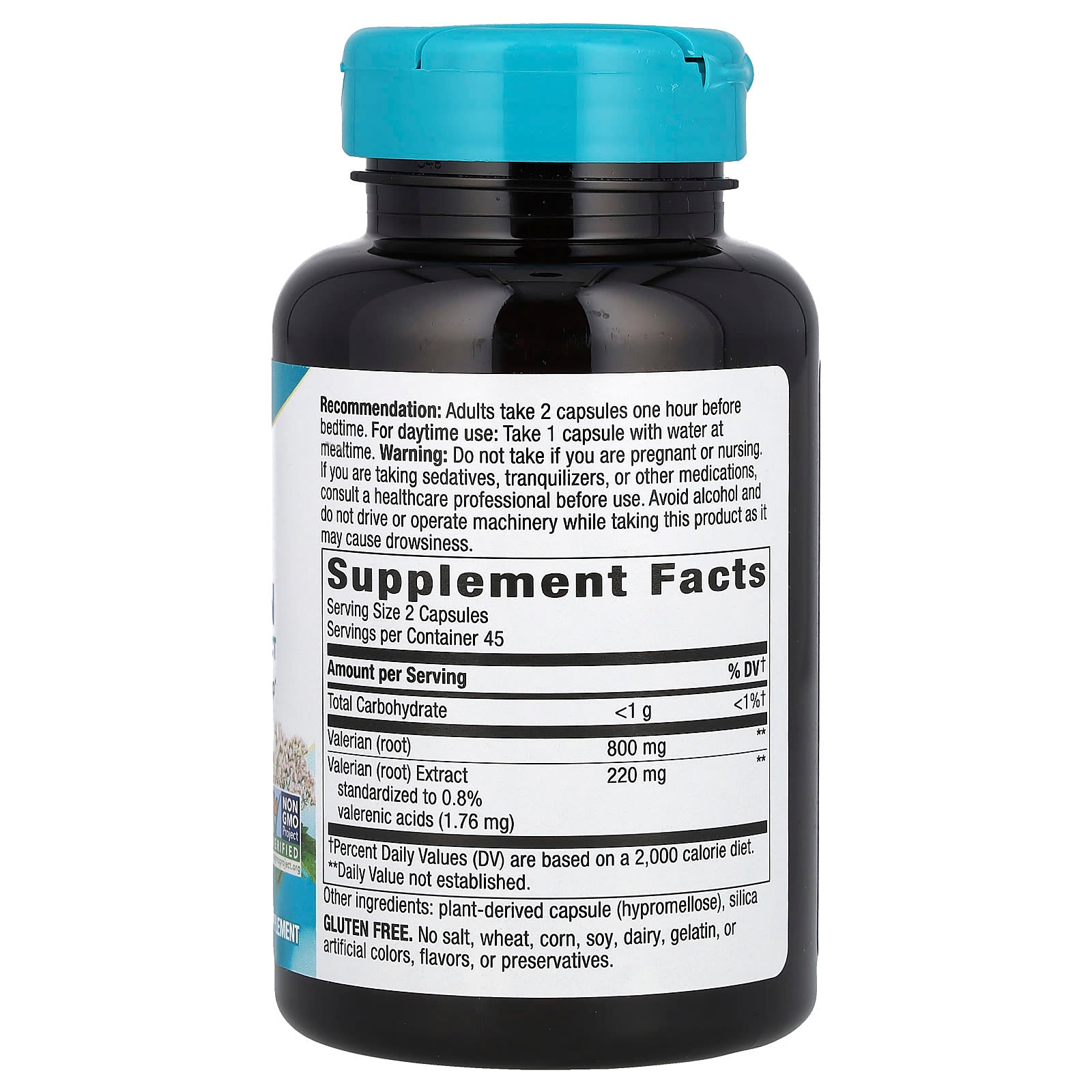 Nature's Way, Valerian, Premium Extract, 220 mg, 90 Vegan Capsules (110 mg per Capsule) - Image 2
