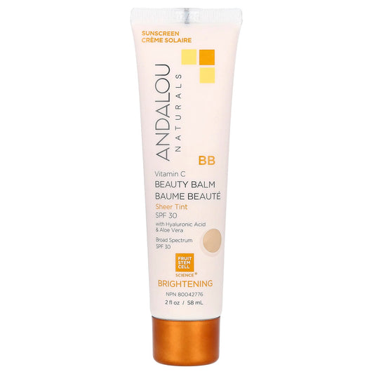 Andalou Naturals Vitamin C BB Beauty Balm with SPF 30 - Sheer Tint - Image 1