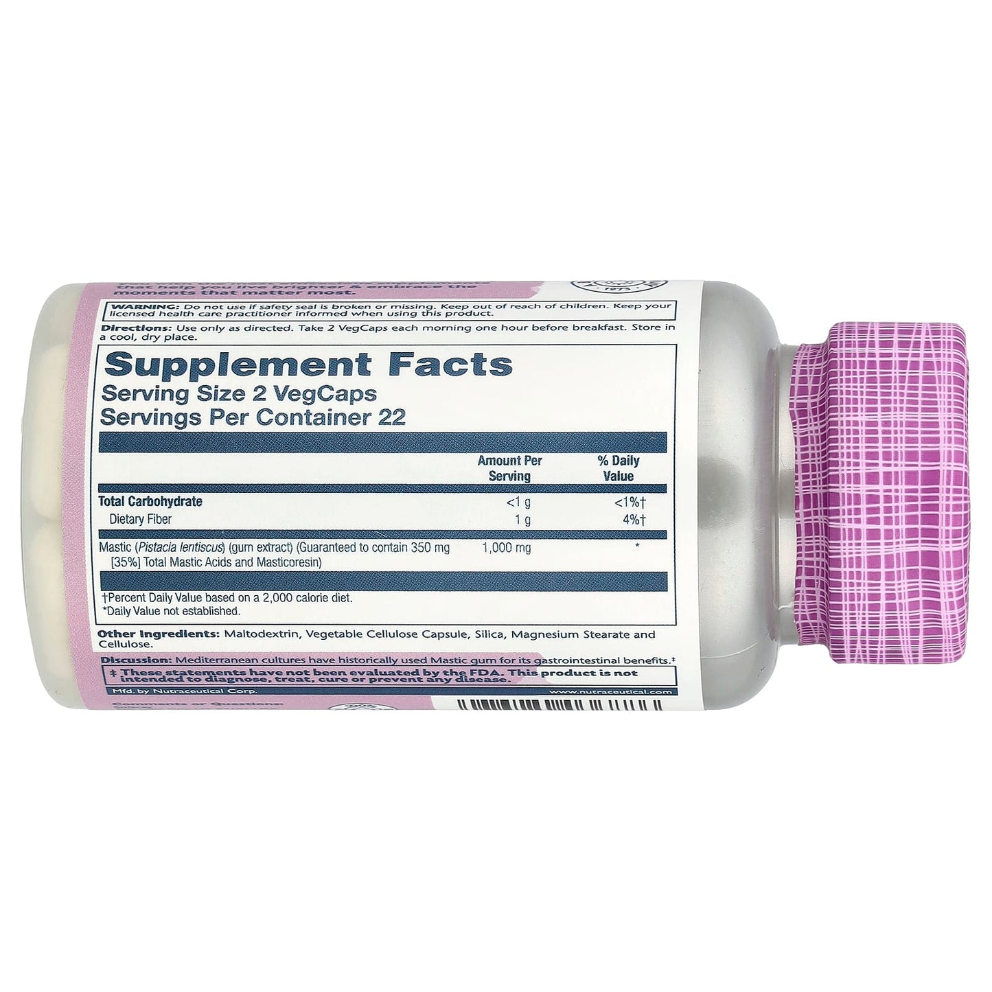Solaray, Vital Extracts, Mastic Gum, 45 VegCaps (500 mg per Capsule) - Image 2
