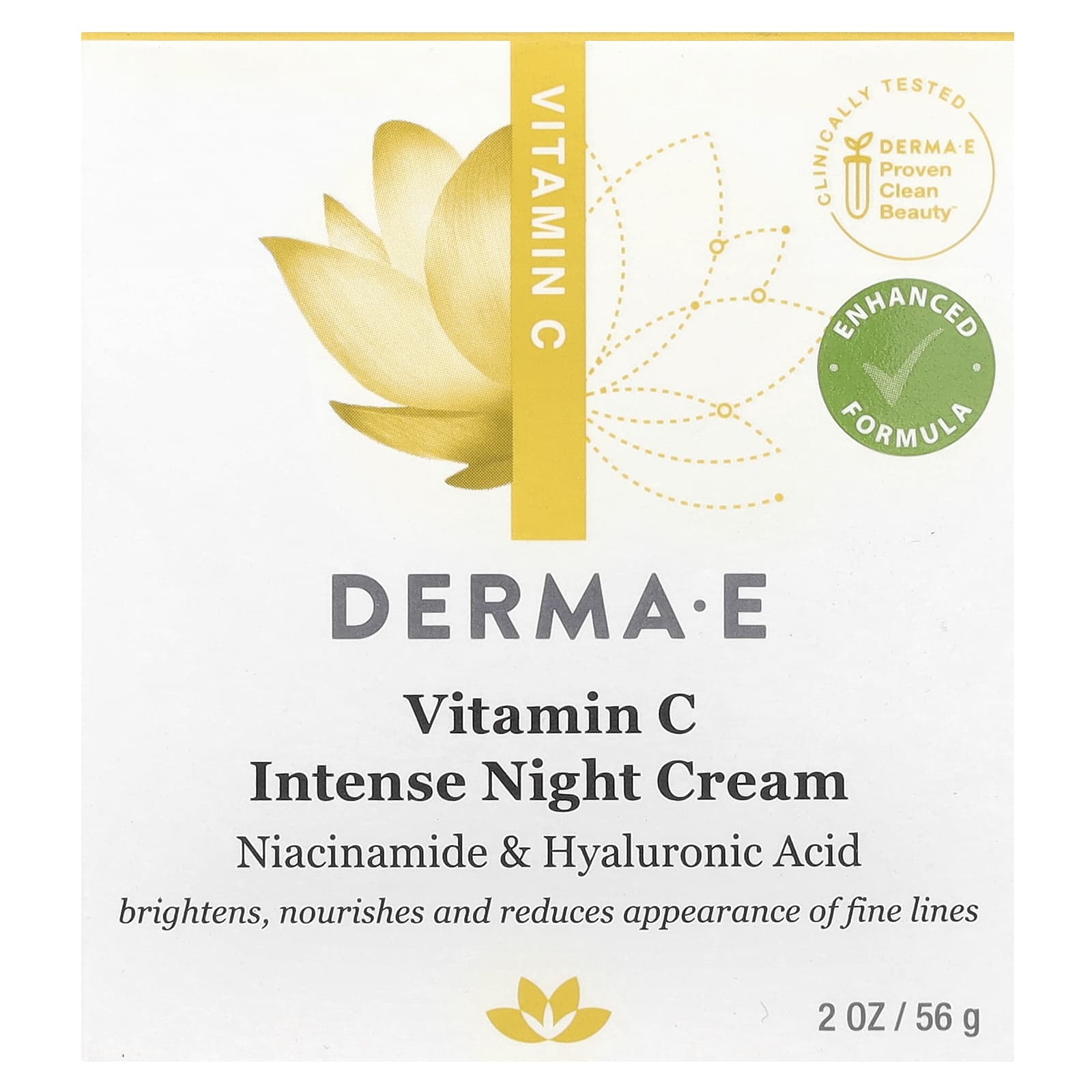 Derma E Vitamin C Intense Night Cream, 2oz - Anti Aging Moisturizer - Image 2