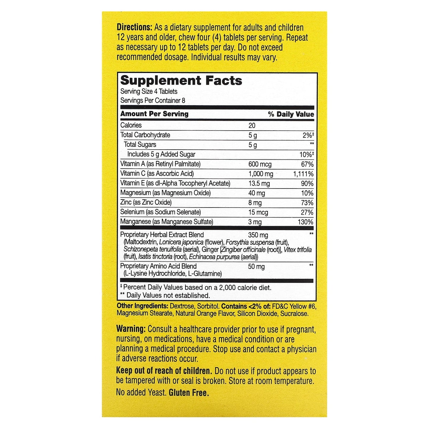 Boost Immunity with Vitamin C & 13 Essentials, Chewable Tabs, 32ct - Image 2