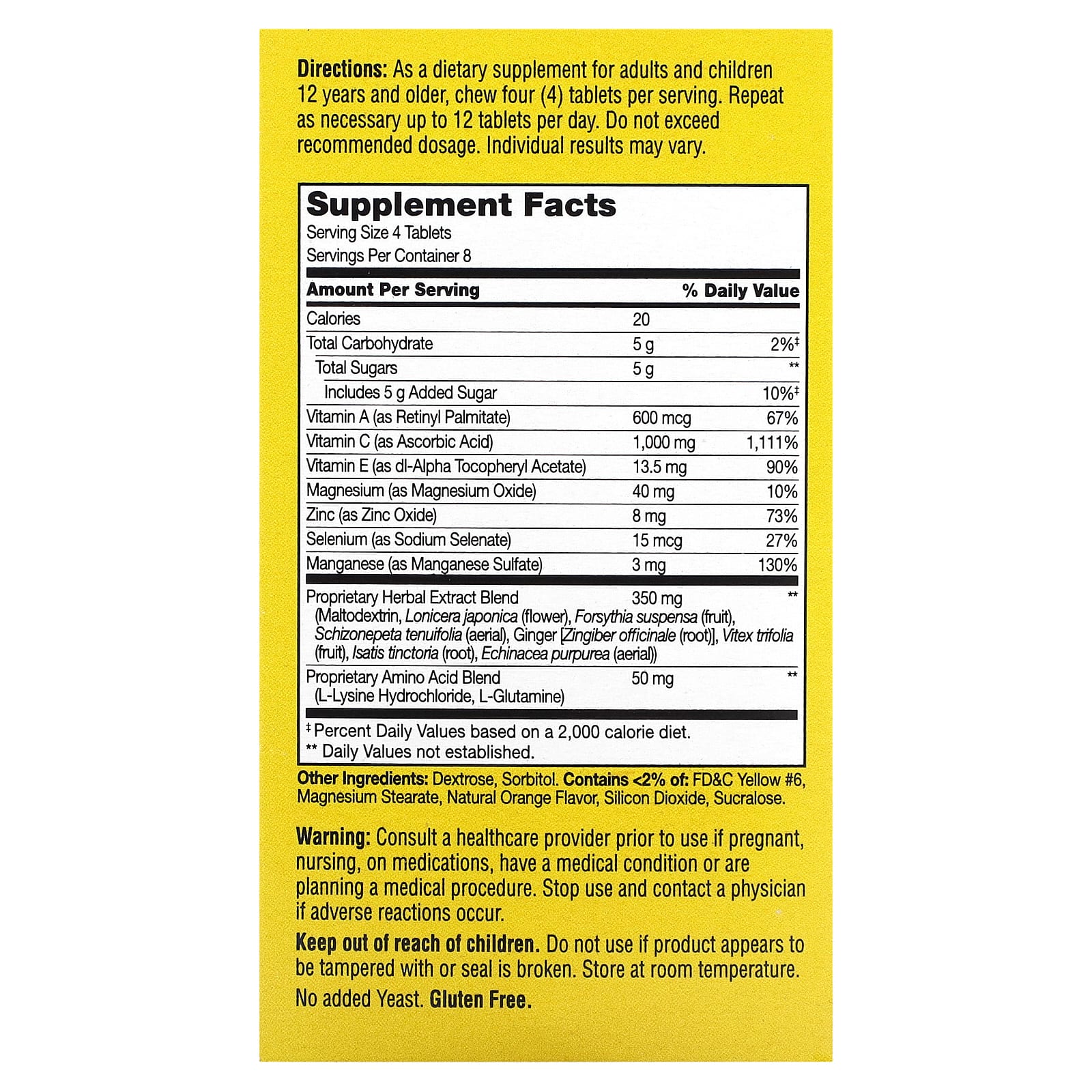 Boost Immunity with Vitamin C & 13 Essentials, Chewable Tabs, 32ct - Image 2