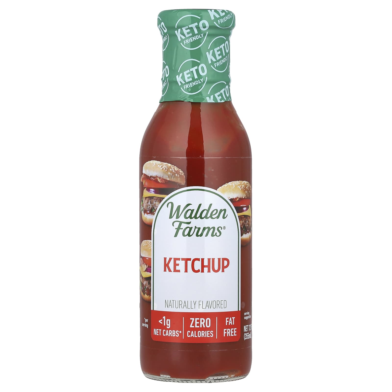 Walden Farms, Ketchup, 12 fl oz (355 ml) - Image 1