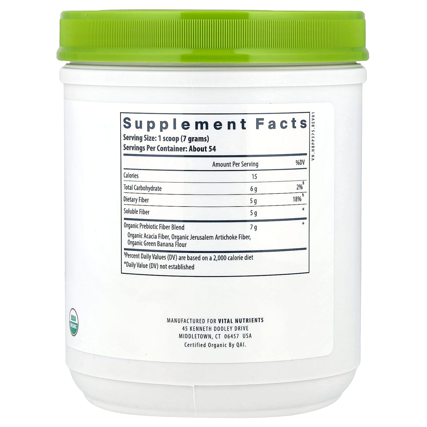 Hyperbiotics Organic Prebiotic Powder for Digestive Health - Image 2