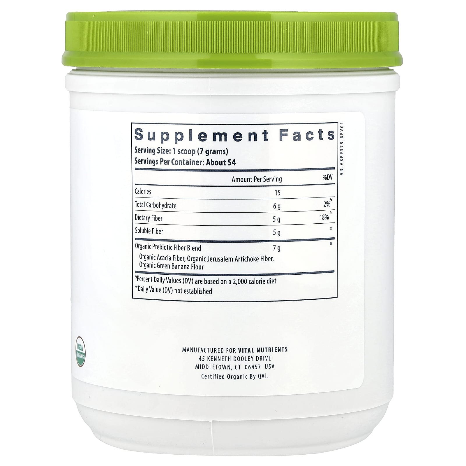 Hyperbiotics Organic Prebiotic Powder for Digestive Health - Image 2