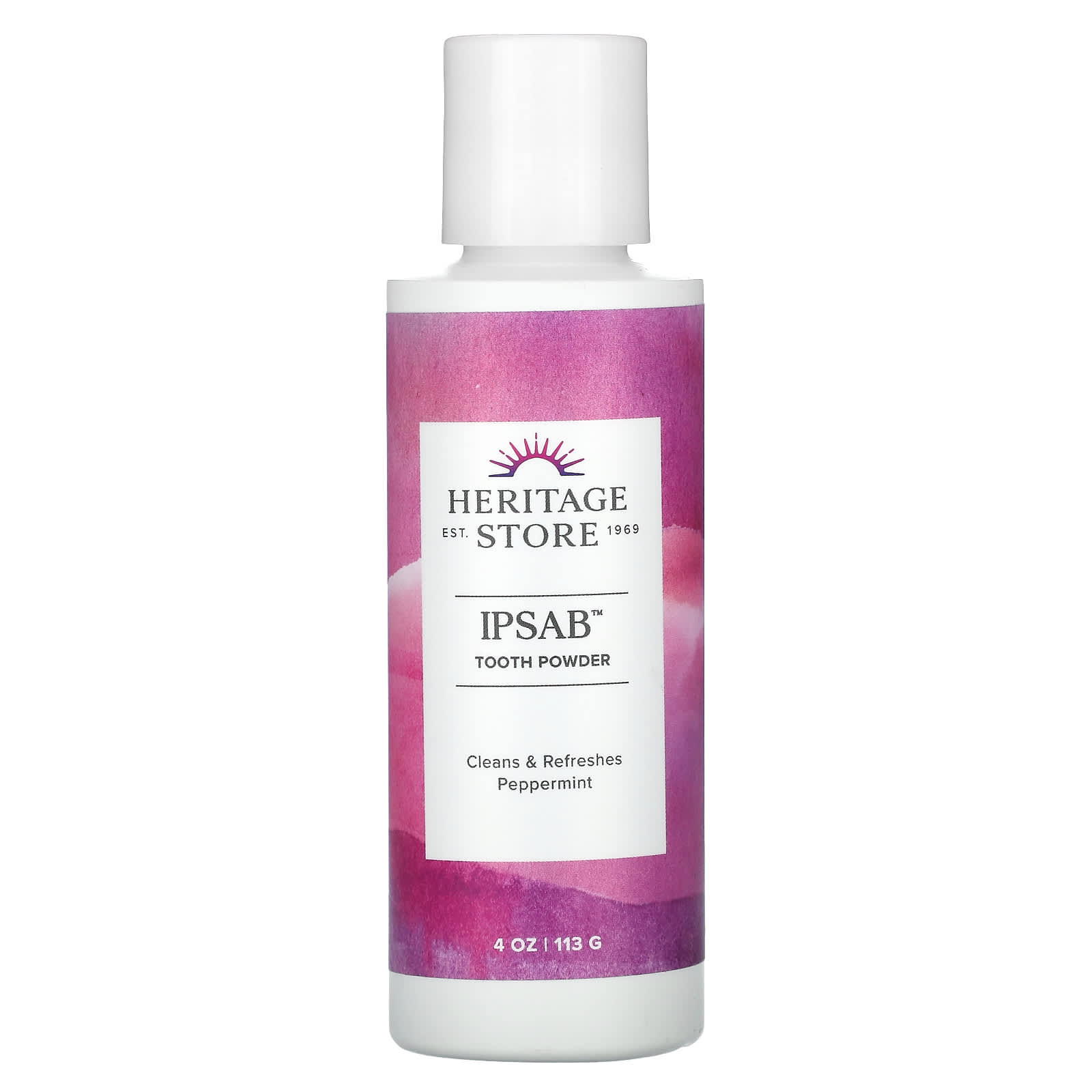 Peppermint Tooth Powder for a Healthy Smile by Heritage Store - Image 1