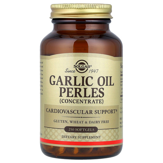Solgar, Garlic Oil Perles, Concentrate, 250 Softgels (1 mg per Softgel) - Image 1