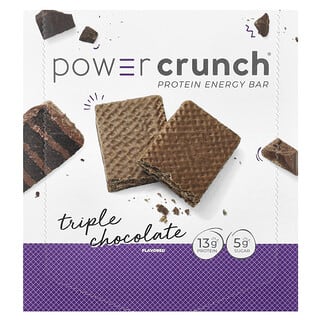 Triple Chocolate Protein Energy Bars by BNRG - 12 Count
