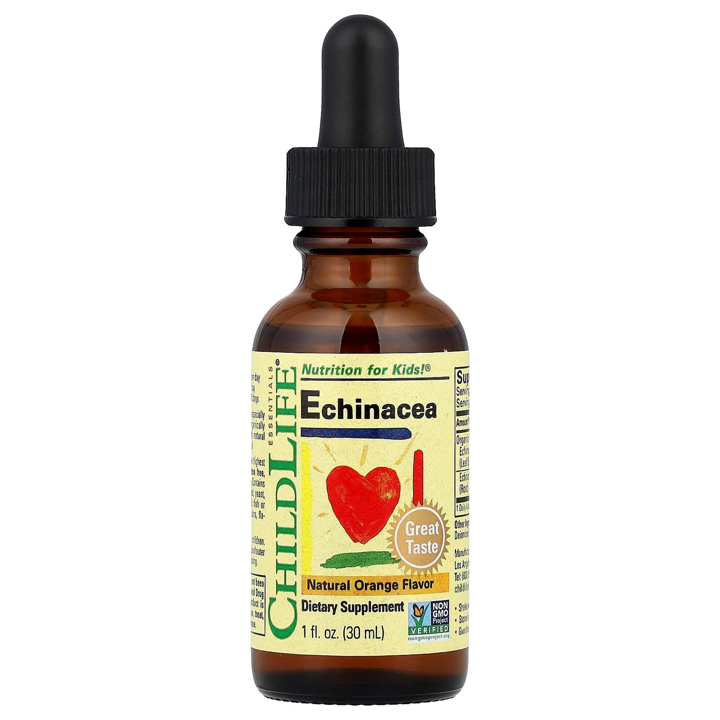 ChildLife Echinacea for Kids Dietary Supplement (30ml) - Non GMO & Kosher - Image 1